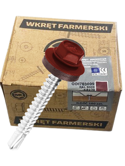VIJAK ZA KROV 4.8X70 RAL3009